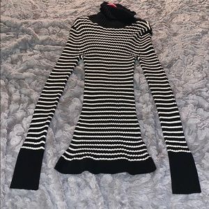 Black and white stripped sweater